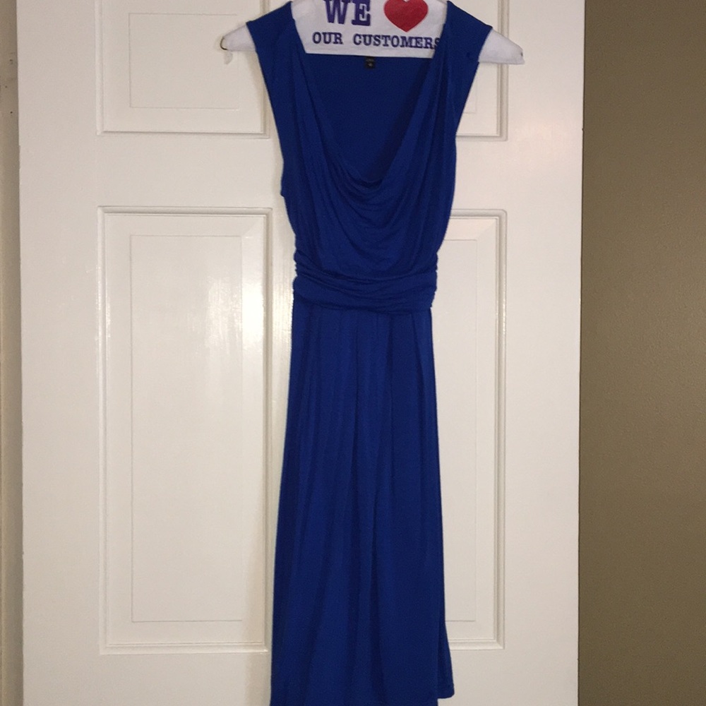 Royal Blue swing dress.